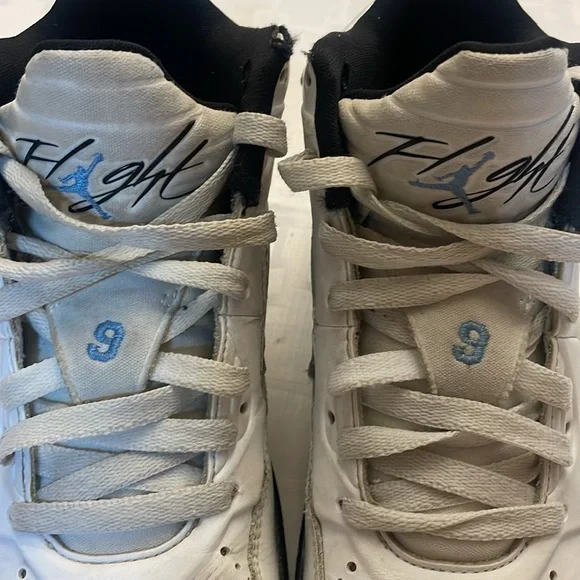 Nike Air Jordan Flight 654975-127 White Legend Blue Black Shoes - Picture 7 of 7